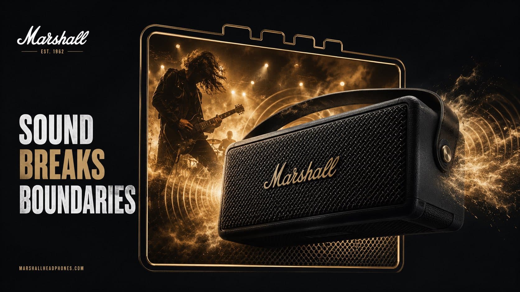 Marshall 便携音箱现场_campaign